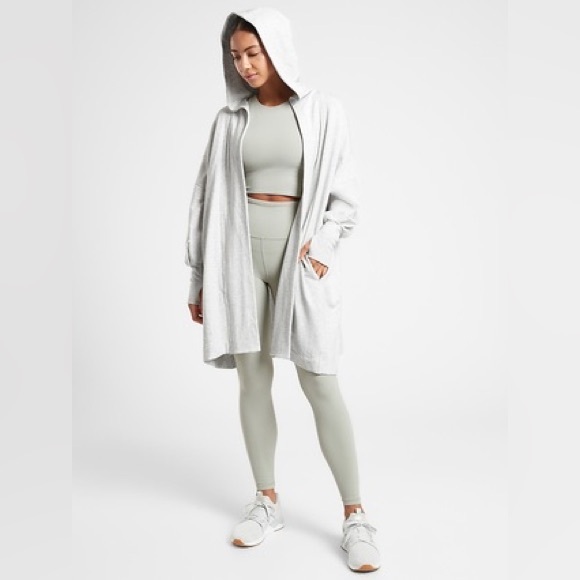 Athleta Mantra Wrap Heather Grey - Picture 2 of 5